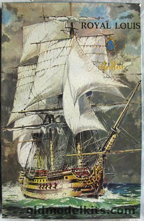 Heller 1/200 Le Royal Louis - With Sails, 910 plastic model kit